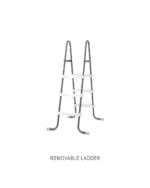 Pishine familjare rrethore Prism Greywood - 457cm x 122cm - Image 5