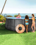 Pishine familjare rrethore Prism Greywood - 457cm x 122cm - Image 13